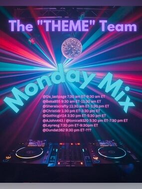🩷🩵💚The Theme Team Monday Mix Flyer with Leyre 🩷🩵💚
